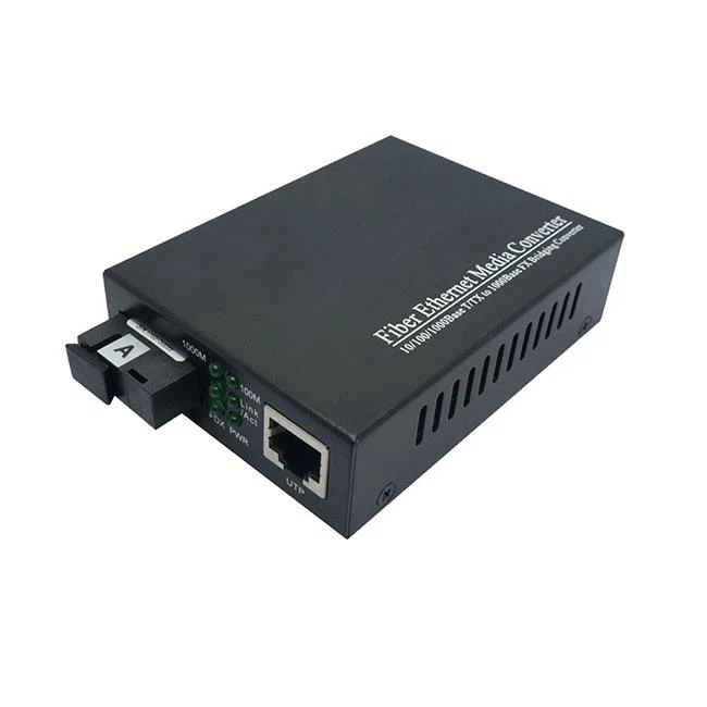 10/100/1000Mbps Single Fiber Media Converter